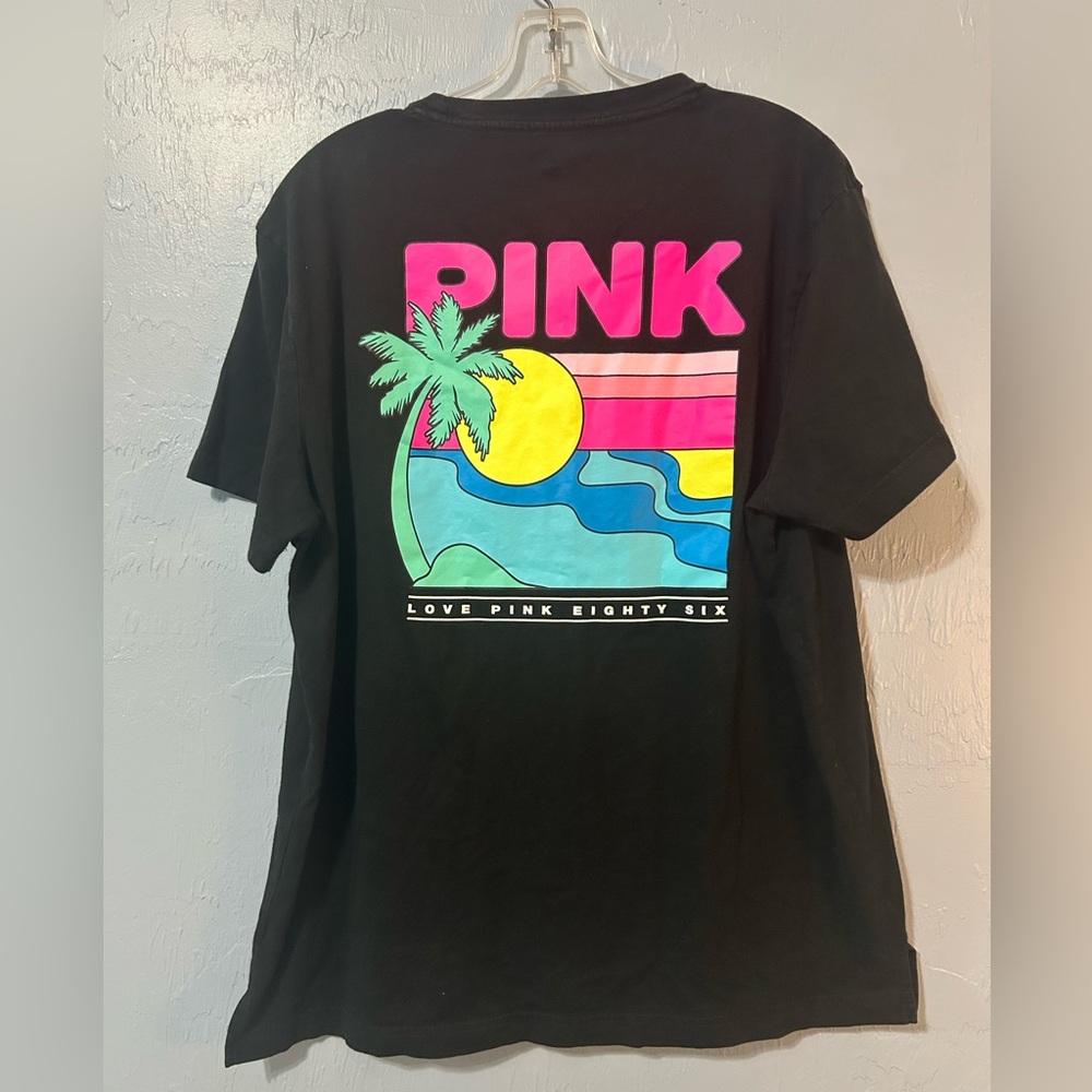 Limited Edition Pink VS Tropical Tee - Size XL